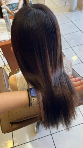 セミロング メンズカットモデル 募集中🫧吉田陽菜のヘアスタイル