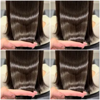 ロング カラー 髪質改善 艶髪矯正 エクステ かいり✂️のヘアスタイル