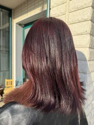 セミロング カラー 大塚 しおりのヘアスタイル