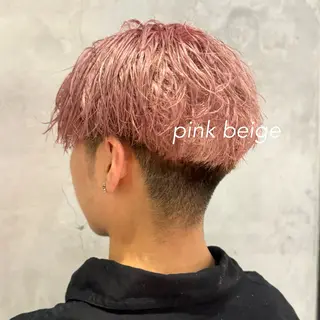 ショート カラー ヘアアレンジ レイヤー×ベージュ ×暖色🩷AINAのヘアスタイル