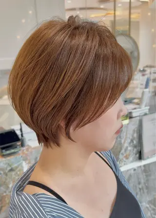 ショート カラー 🌟TOSHI/透明 感カラー/ショートのヘアスタイル