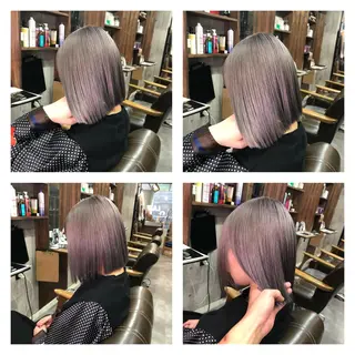 ショート カラー ワンホンレイヤー エクステづまのヘアスタイル