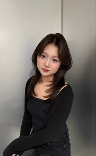 ミディアム エクステ/髪質改善 HARUKA🎀のヘアスタイル