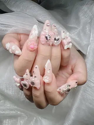 ネイル Lee Nails チップ長さだし専門店のネイルデザイン