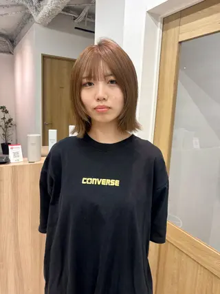 ミディアム ️🩵RINKA/ 艶color🩵のヘアスタイル