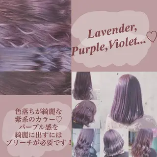 セミロング カラー ヘアアレンジ 💕ブリーチ/ヘアメ 🎀YUUKAのその他イメージ