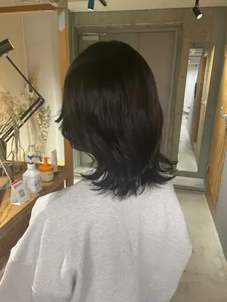 ミディアム カラー ヘアアレンジ CEINE loq 🍒なつきのヘアスタイル