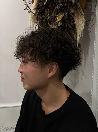 パーマ メンズ 畑 悠哉のヘアスタイル