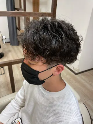 パーマ メンズ 河田 緋菜乃のヘアスタイル