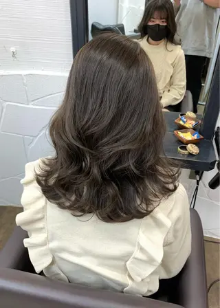 ミディアム カラー 矢野 晃平のヘアスタイル