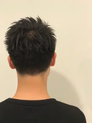 ショート カラー パーマ メンズ ちこ .のヘアスタイル