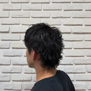 ミディアム メンズウルフ 船木🫡のヘアスタイル