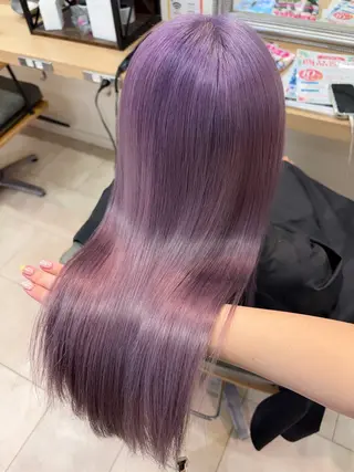 ロング カラー ハイトーン/ ブリーチ特化/しほのヘアスタイル