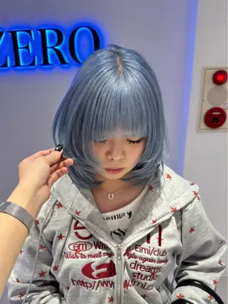 ショート カラー ブリーチ/艶カラー 💎koharu💎のヘアスタイル