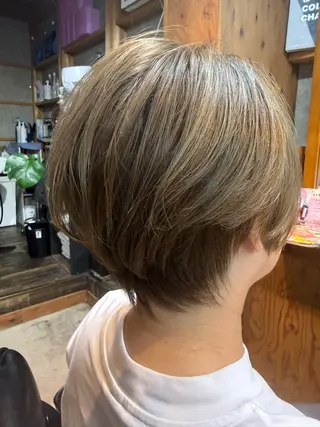 ショート Okazaki Tatsuyaのヘアスタイル