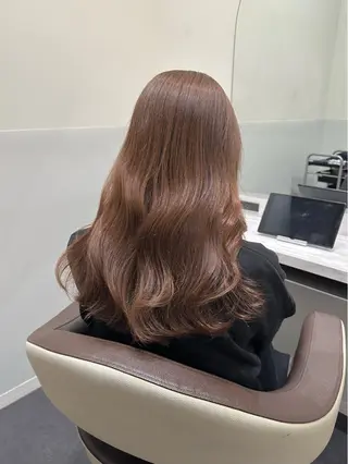 セミロング カラー 矢野 晃平のヘアスタイル