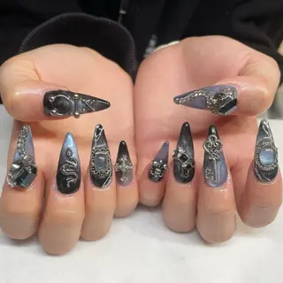 ネイル 💎🐰 saki. m 🐰💎のネイルデザイン
