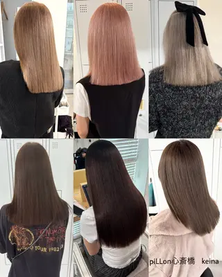セミロング piLLon・ keinaのヘアスタイル
