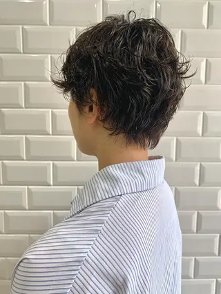 ショート カラー パーマ appiis 柳田葵　横浜のヘアスタイル