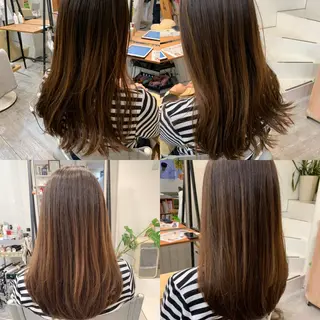 セミロング 寺尾 迅平のヘアスタイル