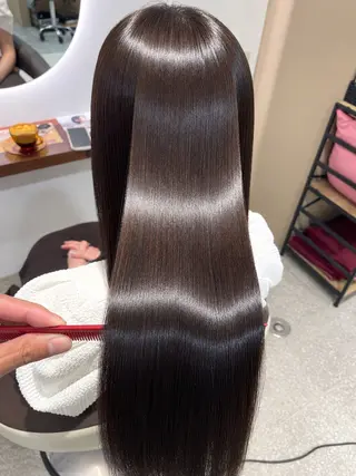 ロング 美髪矯正🪞髪質改善 KURIHARAのヘアスタイル