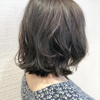 ショート パーマ 似合わせ/レイヤー /ボブ/新谷のヘアスタイル