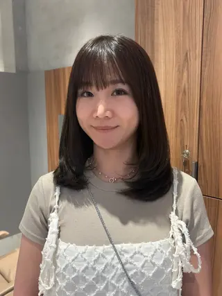 セミロング ショート⌇艶カラー ⌇ RIN🌙のヘアスタイル