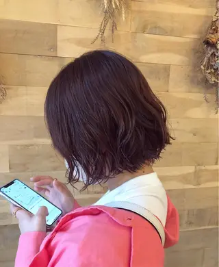 ミディアム カラー パーマ Dulce~oro~ Rikuのヘアスタイル