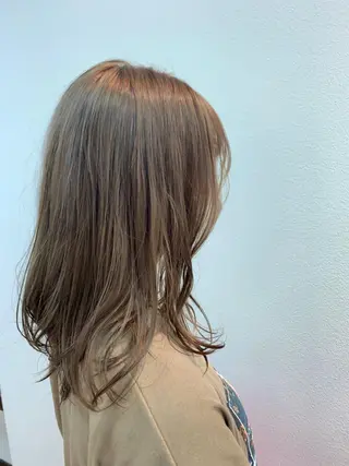 ミディアム カラー IORI #韓国ヘア#髪質改善のヘアスタイル