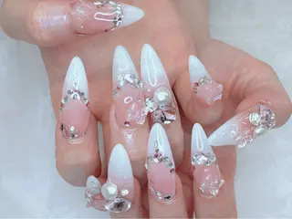 ロング cherie nailのネイルデザイン
