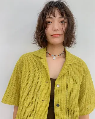 ショート パーマ Spiel KOMOのヘアスタイル