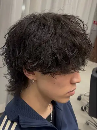 ショート パーマ メンズ メンズパーマ/矢場町 /NODE 下村透依のヘアスタイル