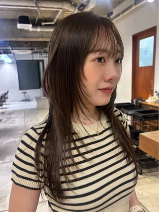 ロング カラー 🎀抜け感ナチュラル 🎵asuna🪽のヘアスタイル