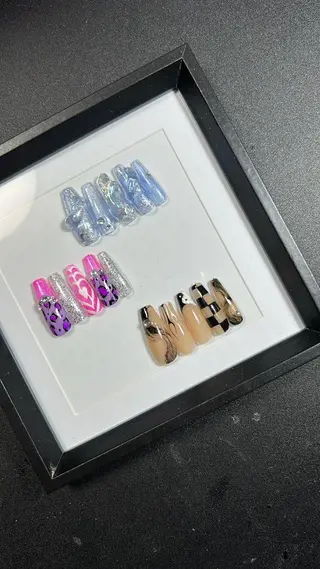 ロング ネイル ⛓Miyu ⛓のネイルデザイン