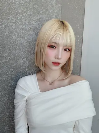 ミディアム カラー 🌹艶ボブの達人🌹 SYOHEIのヘアスタイル