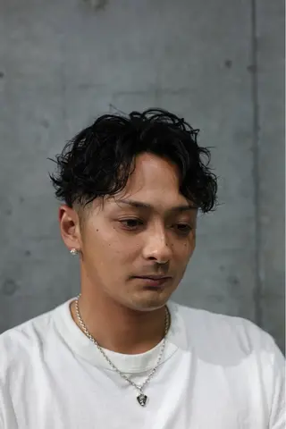 パーマ メンズ センターパート特化 🌹RIO🌹のヘアスタイル