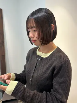 ショート HANAME 原宿美容室のヘアスタイル