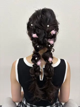 ヘアアレンジ ヘアサロン ミカヅキのヘアスタイル