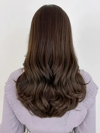 セミロング カラー パーマ ヘアアレンジ ITbyALBUM 浦和店のヘアスタイル