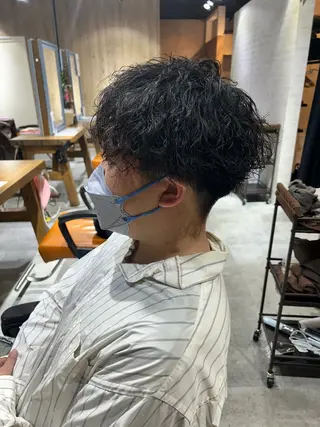 パーマ メンズ ショート/レイヤー 🎀細沼玲花のヘアスタイル