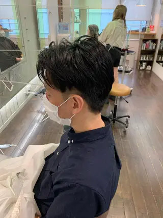 ショート メンズ 三矢 ちなつのヘアスタイル