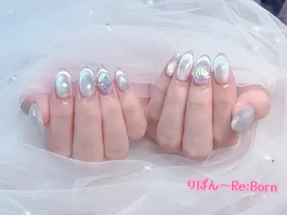 ミディアム りぼん Re:Bonrのネイルデザイン