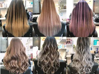 ロング 100%高級人毛使用 LANIUMEDAのヘアスタイル