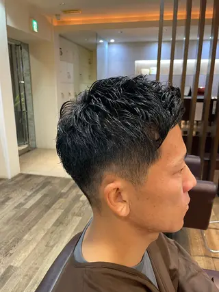 ショート メンズ 小野 心のヘアスタイル