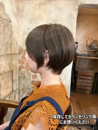 ショート カラー 小田 聖也のヘアスタイル