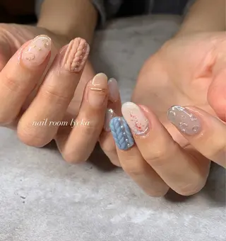 ネイル ネイルルームリッカ 𝐦𝐚𝐲𝐮のネイルデザイン