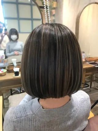 ミディアム 横浜関内髪質改善 re:Magoのヘアスタイル