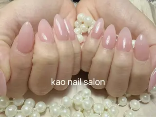 ネイル kao パラジェル スカルプ/長さだしのネイルデザイン