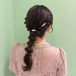 ヘアアレンジ 🎀横浜/カラー/ ヘアメ/MIMU🎀のヘアスタイル