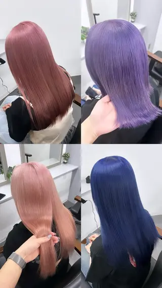 ロング カラー 艶髪✖️ハイトーン 🫧YURIA🫧のヘアスタイル